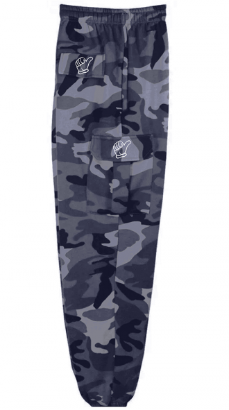 Imthatguy Camouflage Jogger Blue