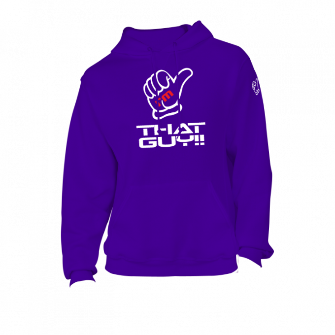 Imthatguy Classic Hoodies Plain Purple