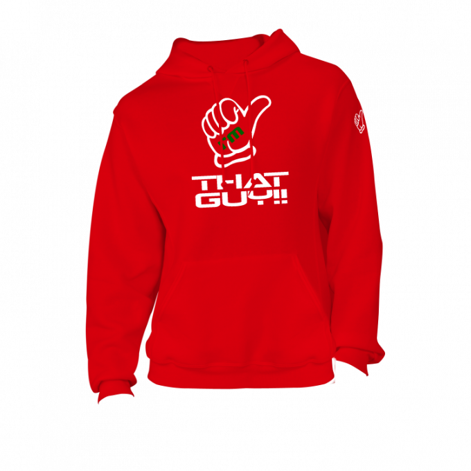 Imthatguy Classic Hoodies Plain Red