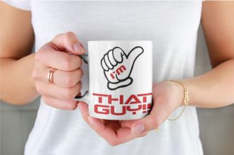 Imthatguy Ceramic Mugs White