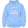 Baby blue hoodie