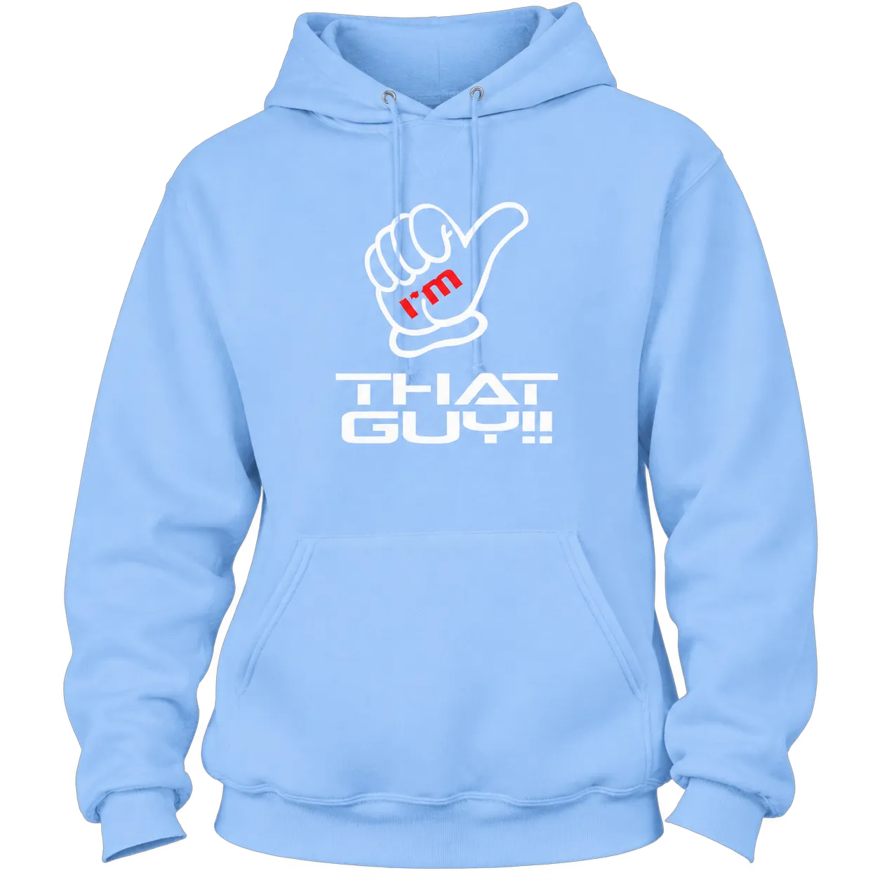 Imthatguy Classic Hoodies Plain White